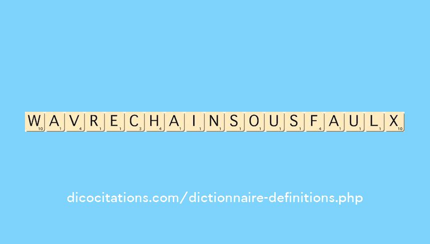 wavrechain-sous-faulx
