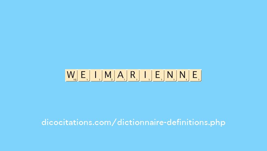 weimarienne
