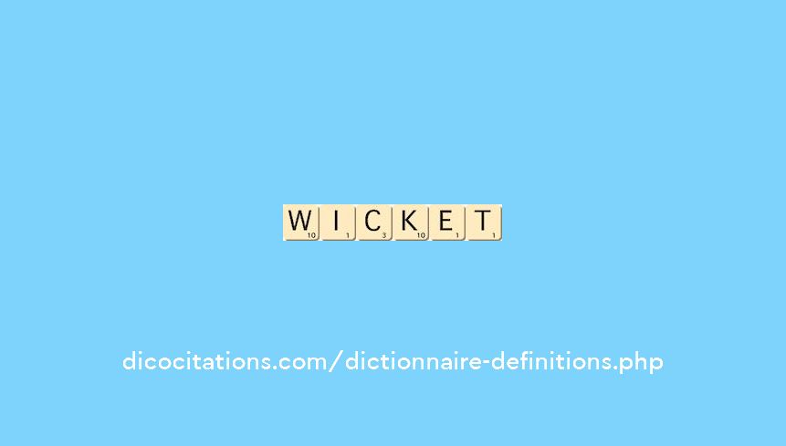wicket wicket