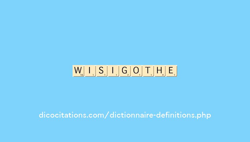 wisigothe wisigothe