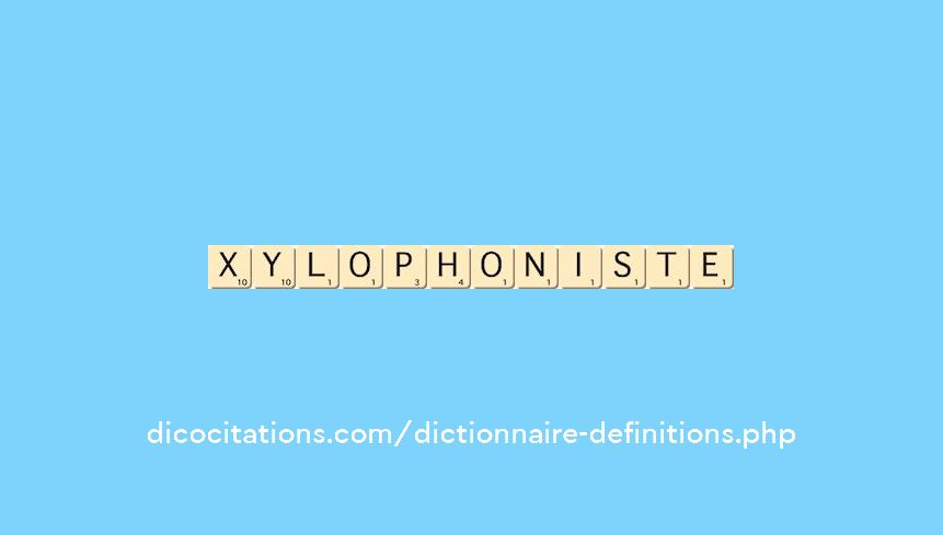 xylophoniste