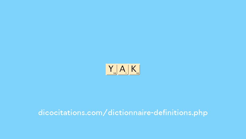 yak