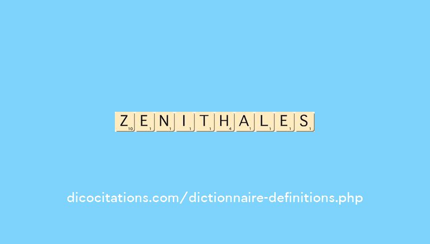 zenithales zenithales