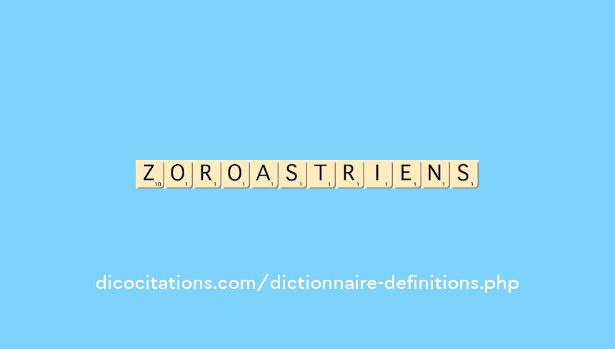 zoroastriens
