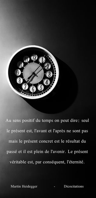 Le prsent est l'ternit