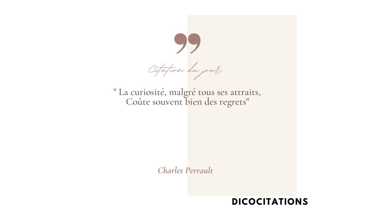 La curiosit cote souvent des regrets