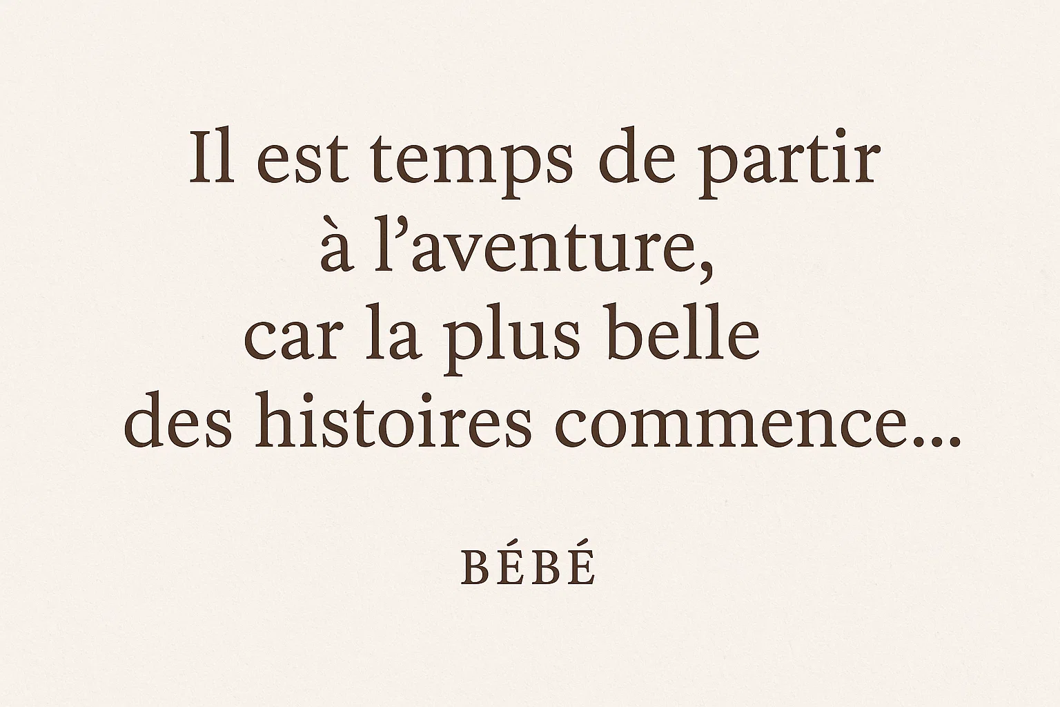 Citations pour la grossesse