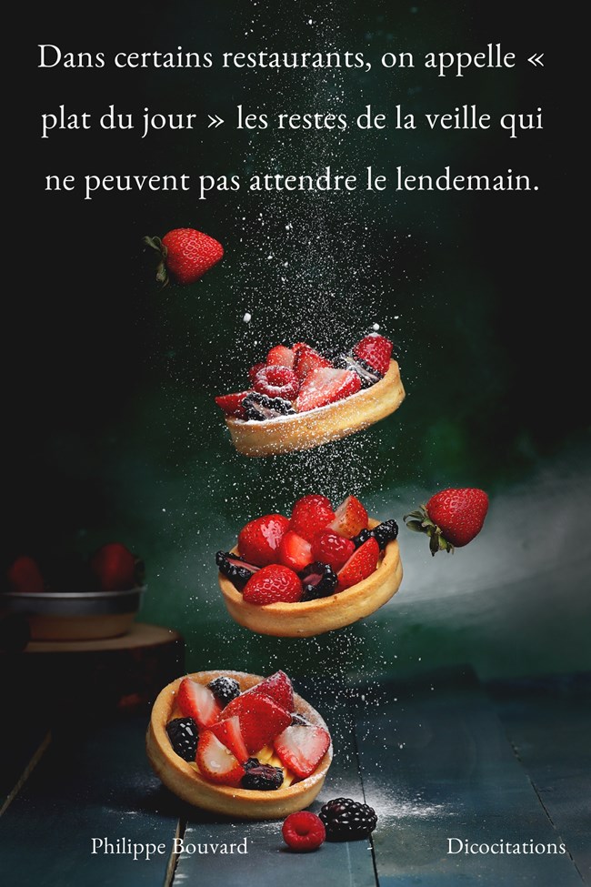 Le plat du jour