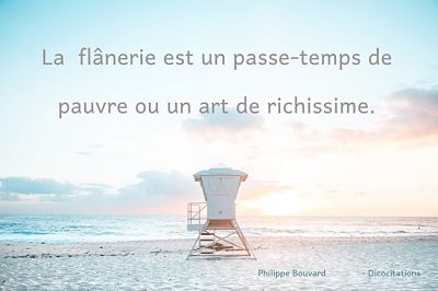 l'art de flner