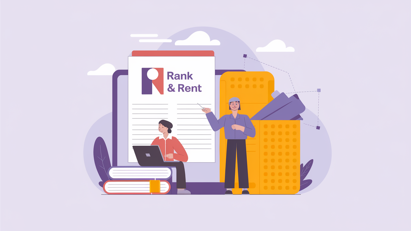 Le Rank & Rent, c'est l'art de créer des sites web optimisés pour le référencement naturel (SEO) dans le but de les louer à des entreprises locales.