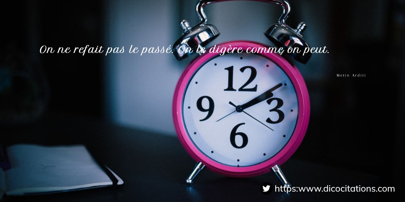 On ne refait pas le pass. On le digre comme on peut.