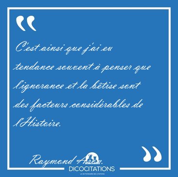 C Est Ainsi Que J Ai Eu Tendance Souvent A Penser Que Raymond Aron C Est Ainsi Que J Ai Eu Tendance Souvent A Penser Que Raymond Aron