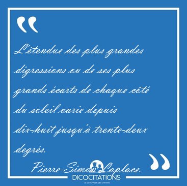L'�tendue des plus grandes digressions ou de ses plus grands [...] - Pierre-Simon Laplace...