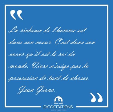 Citation Richesse Du Coeur