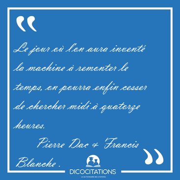 Citation Retraite Pierre Dac
