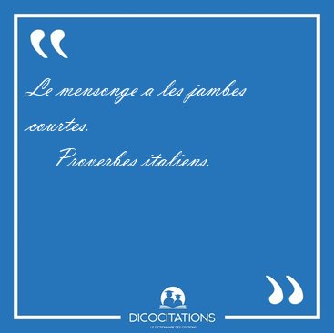 Le Mensonge Citation