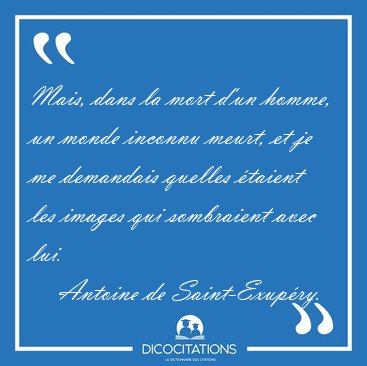 Citation Sur Un Décès