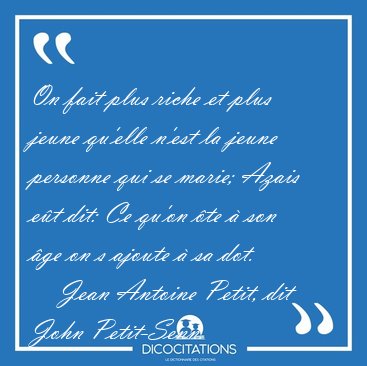 On fait plus riche et plus jeune qu'elle n'est la jeune personne [...] - Jean Antoine Petit, dit John Petit-Senn...
