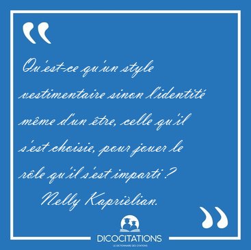 Citation Sur La Mode Vestimentaire