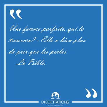 Citation Sur La Femme Parfaite