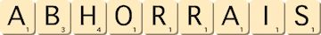 abhorrais abhorrais