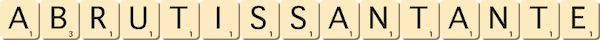 abrutissant--ante