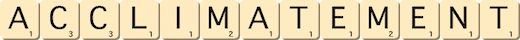 acclimatement acclimatement