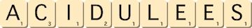 acidulees acidulees