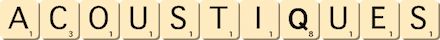 acoustiques acoustiques