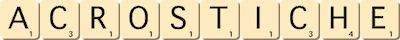 acrostiche acrostiche
