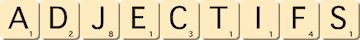 adjectifs adjectifs