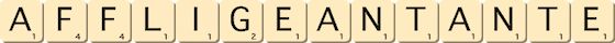 affligeant--ante