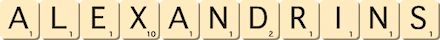 alexandrins alexandrins