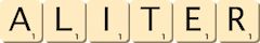 aliter aliter