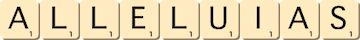 alleluias alleluias