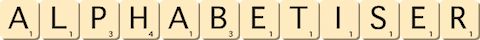 alphabetiser alphabetiser