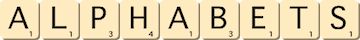 alphabets