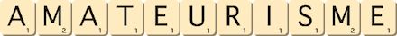 amateurisme amateurisme