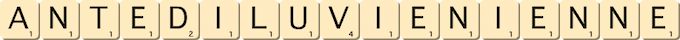 antediluvien--ienne
