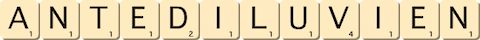 antediluvien antediluvien