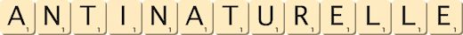 antinaturelle antinaturelle