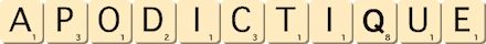 apodictique apodictique