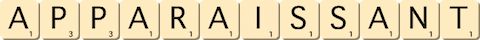 apparaissant apparaissant