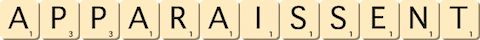 apparaissent apparaissent