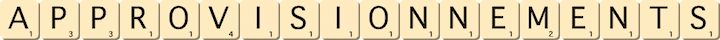 approvisionnements
