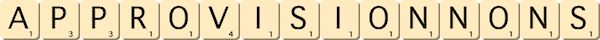 approvisionnons approvisionnons