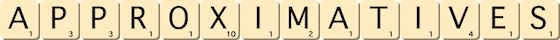 approximatives approximatives