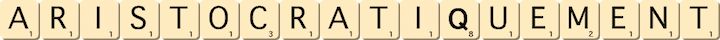 aristocratiquement aristocratiquement