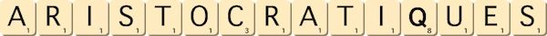 aristocratiques aristocratiques