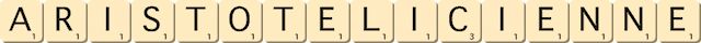aristotelicienne aristotelicienne